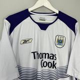 2004/05 MANCHESTER CITY AWAY SHIRT (XL) REEBOK