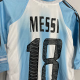 2004/05 ARGENTINA MESSI #18 HOME SHIRT (M) ADIDAS