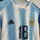 2004/05 ARGENTINA MESSI #18 HOME SHIRT (M) ADIDAS