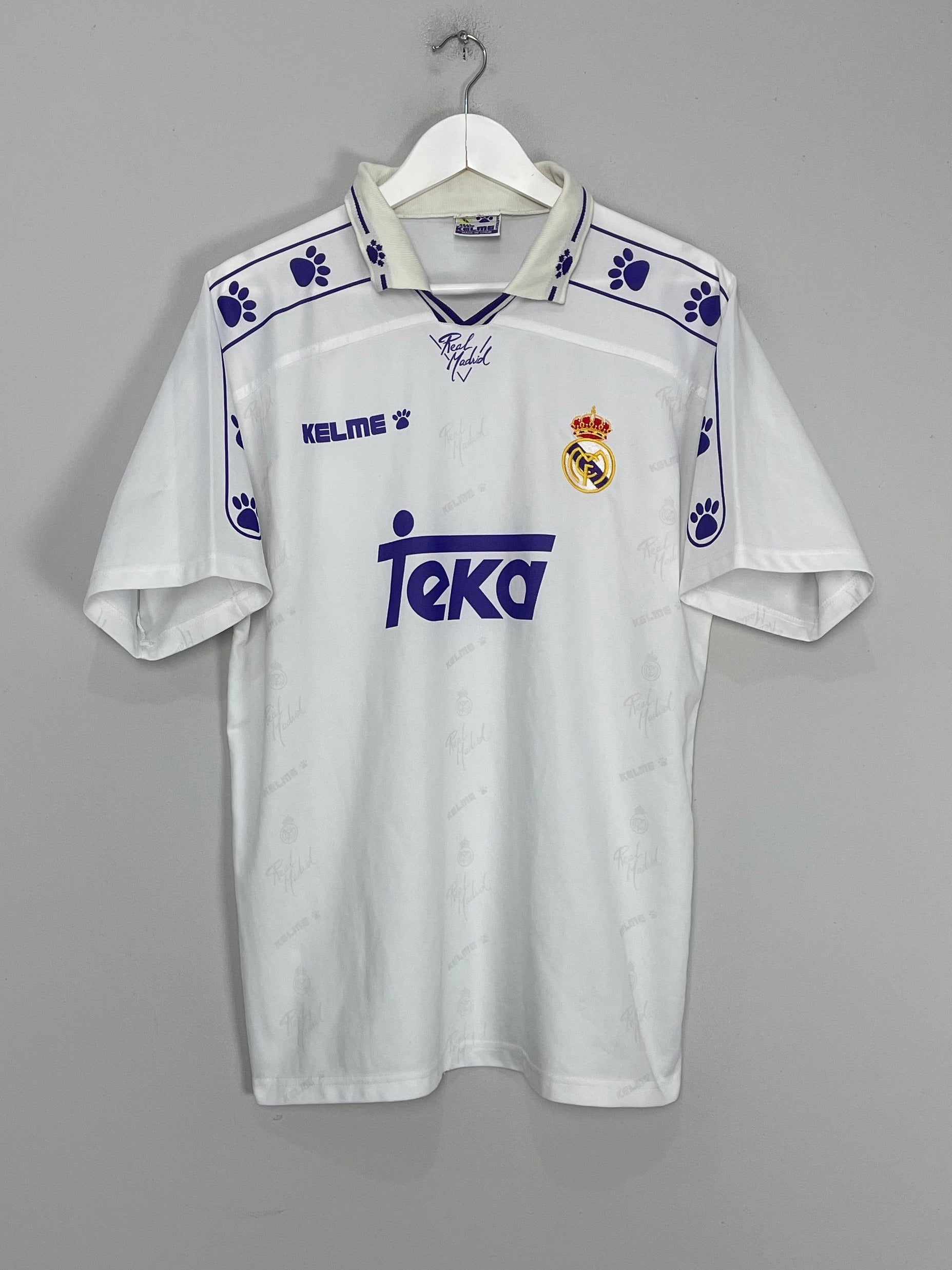 CULT KITS - 1994/96 REAL MADRID HOME SHIRT (L) KELME – Cult Kits