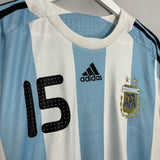 2007/09 ARGENTINA MESSI #15 HOME SHIRT (XL) ADIDAS