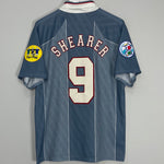 1996/97 ENGLAND SHEARER #9 AWAY SHIRT (L) UMBRO