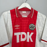 1989/91 AJAX HOME SHIRT (L) UMBRO