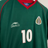 2002/03 MEXICO BLANCO #10 HOME SHIRT (L) ATLETICA