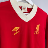 1979/82 LIVERPOOL L/S HOME SHIRT (S) UMBRO