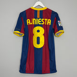 2010/11 BARCELONA INIESTA #8 HOME SHIRT (S) NIKE