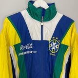 1991/94 BRAZIL TRACK JACKET (L) UMBRO