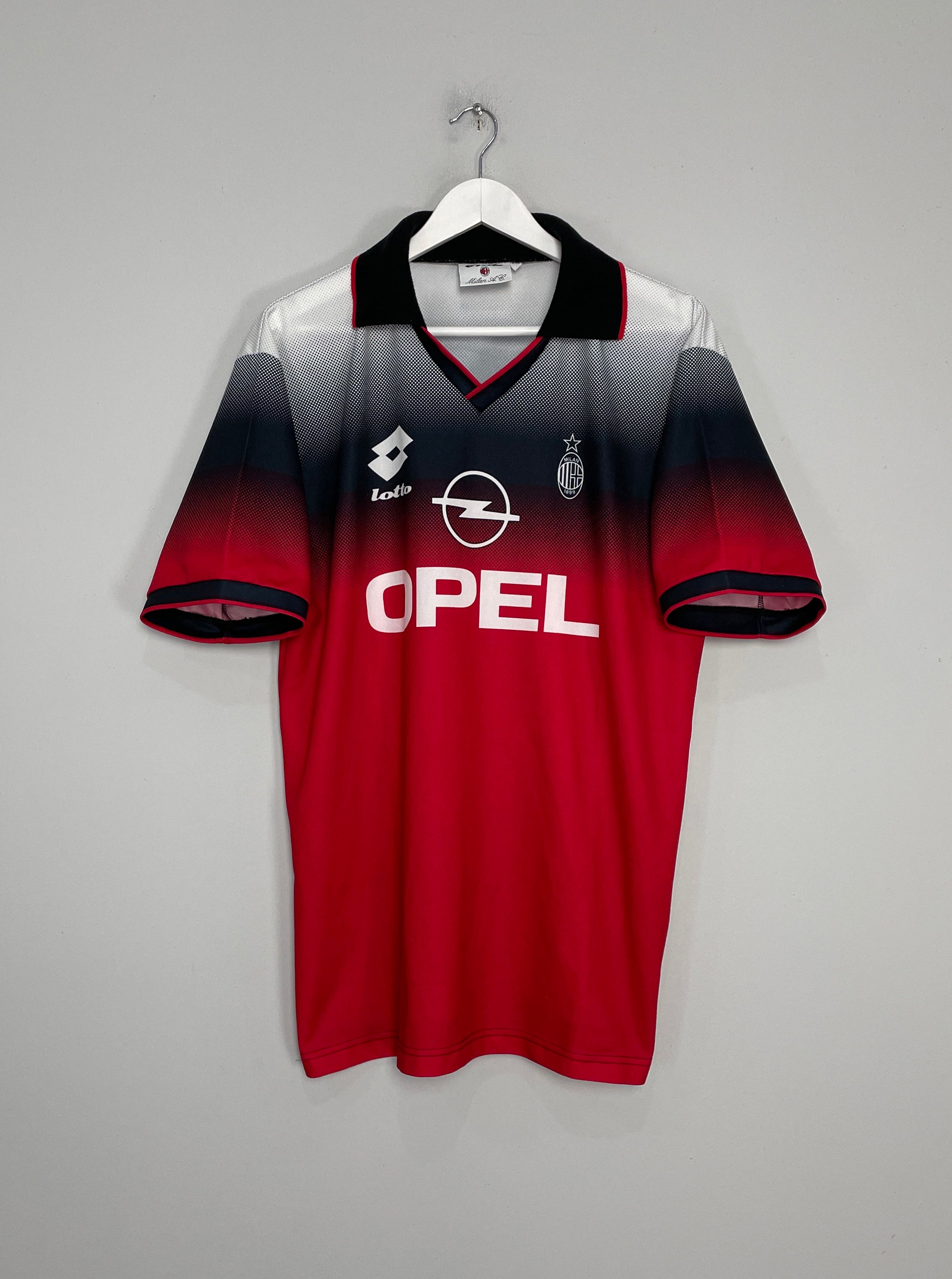 1995/96 AC MILAN TRAINING SHIRT (XL) LOTTO