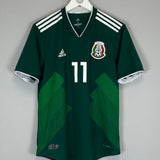 2018/19 MEXICO CARLOS VELA #11 *AUTHENTIC* HOME SHIRT (M) ADIDAS