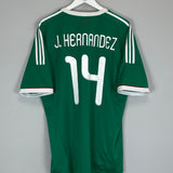 2011/13 MEXICO J.HERNANDEZ #14 HOME SHIRT (XL) ADIDAS