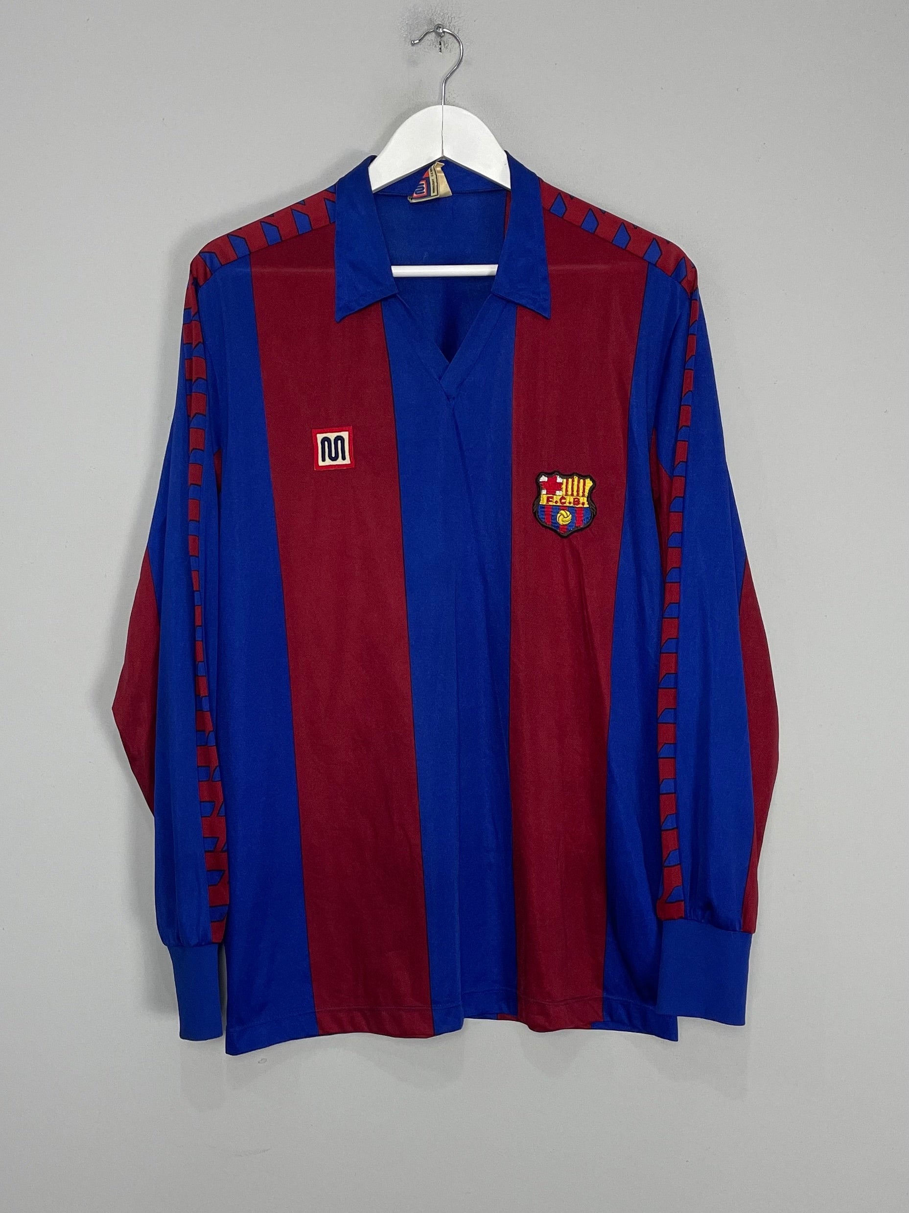 1984/89 BARCELONA L/S HOME SHIRT (L) MEYBA