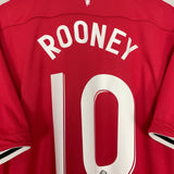 2011/12 MANCHESTER UNITED ROONEY #10 HOME SHIRT (XXL) NIKE