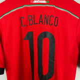 2014/15 MEXICO C.BLANCO #10 AWAY SHIRT (M) ADIDAS