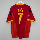 Image of the Spain Raul shirt from the 2002/04 seaspn