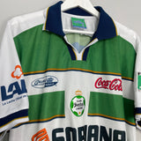 2000/01 SANTOS LAGUNA HOME SHIRT (L) CORONA SPORT