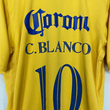 2006/07 CLUB AMERICA C.BLANCO #10 HOME SHIRT (XL) NIKE