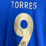 2012/13 CHELSEA TORRES #9 *EUROPA LEAGUE FINAL* HOME SHIRT (XL) ADIDAS