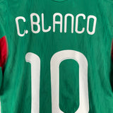 2010/11 MEXICO C.BLANCO #10 *PLAYER ISSUE* HOME SHIRT (L) ADIDAS