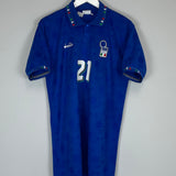 1994 ITALY ZOLA #21 HOME SHIRT (XL) DIADORA