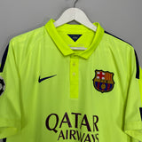 2014/15 BARCELONA MESSI #10 C/L THIRD SHIRT (XL) NIKE