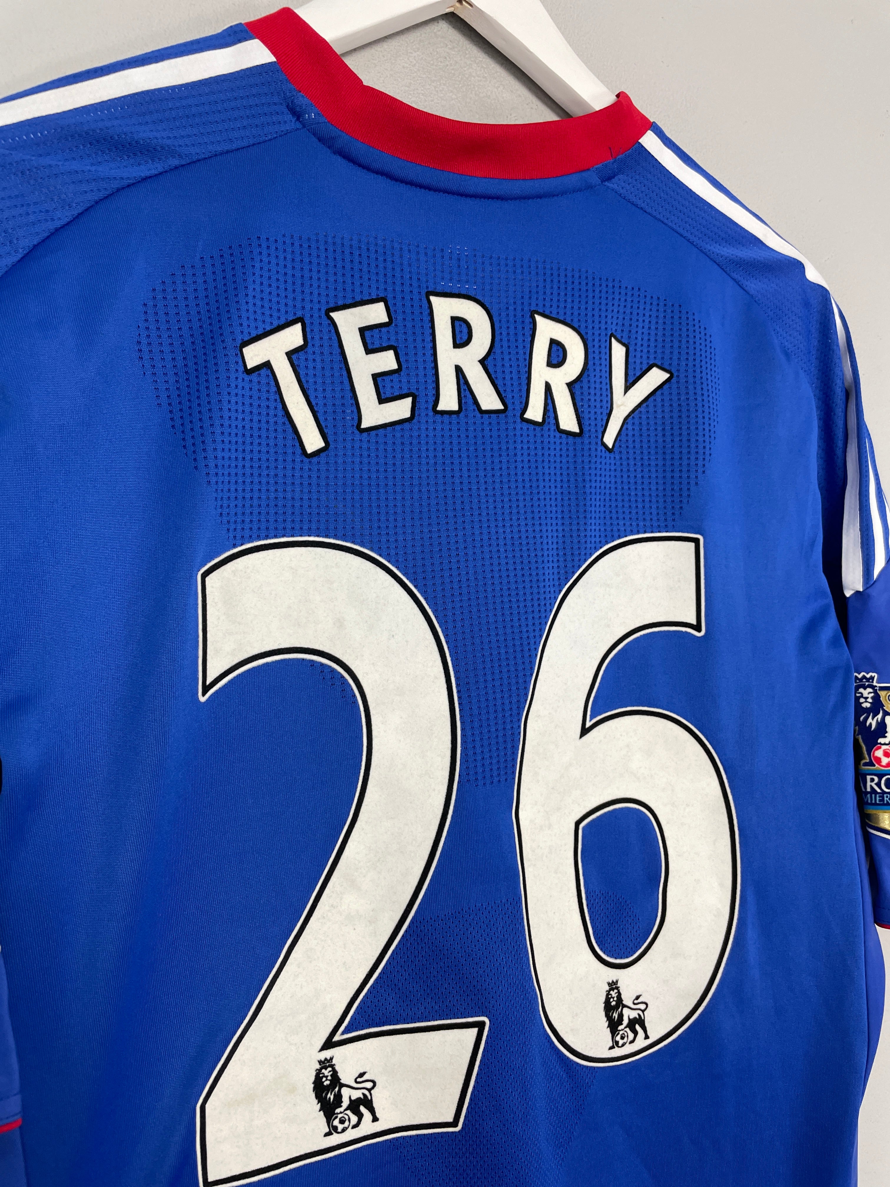 CULT KITS - 2010/11 CHELSEA TERRY #26 *MATCH ISSUE* L/S HOME SHIRT