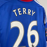 2010/11 CHELSEA TERRY #26 *MATCH ISSUE* L/S HOME SHIRT (XL) ADIDAS