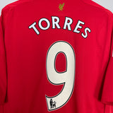 2008/10 LIVERPOOL TORRES #9 HOME SHIRT (XL) ADIDAS