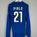 2014/15 ITALY PIRLO #21 *PLAYER ISSUE* L/S HOME SHIRT (XXL) PUMA