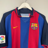 2003/04 BARCELONA RONALDINHO #10 HOME SHIRT (XL) NIKE