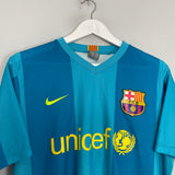 2007/08 BARCELONA AWAY SHIRT (M) NIKE BASIC