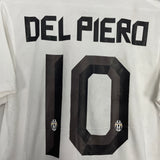 2010/11 JUVENTUS DEL PIERO #10 AWAY SHIRT (M) NIKE