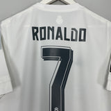 2015/16 REAL MADRID RONALDO #7 HOME SHIRT (XL) ADIDAS