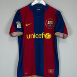 2007/08 BARCELONA MESSI #19 HOME SHIRT (M) NIKE