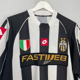 2002/03 JUVENTUS DEL PIERO #10 HOME SHIRT (L) LOTTO