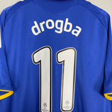 2008/09 CHELSEA DROGBA #11 C/L HOME SHIRT (XL) ADIDAS