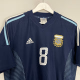 2002/04 ARGENTINA ZANETTI #4 AWAY SHIRT (M) ADIDAS