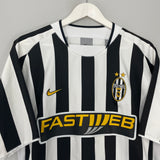 2003/04 JUVENTUS DEL PIERO #10 HOME SHIRT (L) NIKE