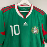 2010/11 MEXICO C.BLANCO #10 HOME SHIRT (L) ADIDAS