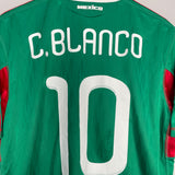 2010/11 MEXICO C.BLANCO #10 HOME SHIRT (L) ADIDAS