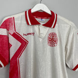 1994/96 DENMARK AWAY SHIRT (M) HUMMEL