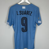 2014/15 URUGUAY SUAREZ #9 HOME SHIRT (M) PUMA