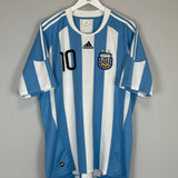 2010/11 ARGENTINA MESSI #10 HOME SHIRT (XL) ADIDAS