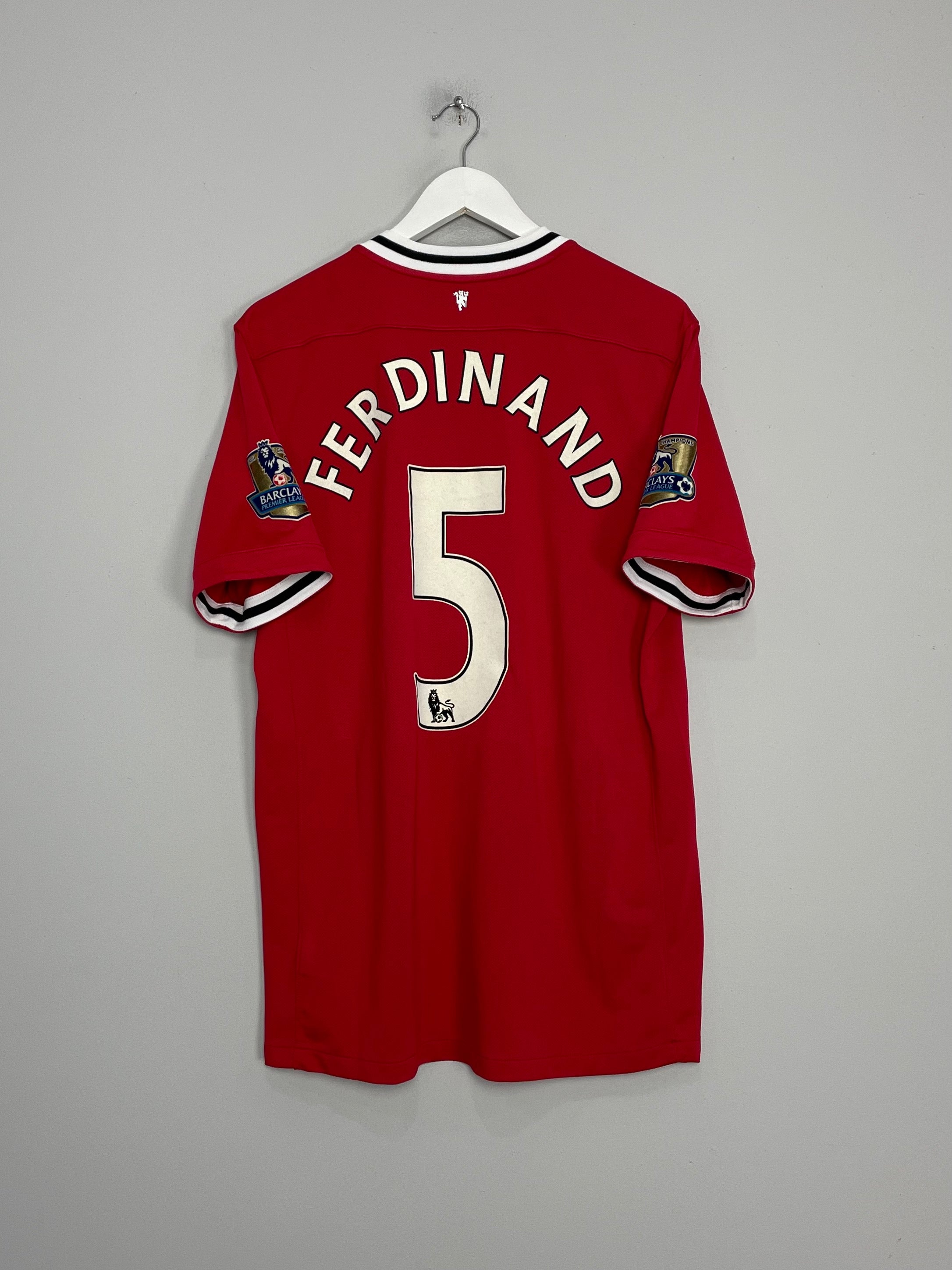 2011/12 MANCHESTER UNITED FERDINAND #5 HOME SHIRT (L) NIKE