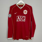 2006/07 MANCHESTER UNITED RONALDO #7 L/S C/L HOME SHIRT (M) NIKE