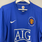 2008/09 MANCHESTER UNITED RONALDO #7 AWAY SHIRT (XL) NIKE