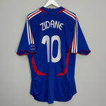 2006/07 FRANCE ZIDANE #10 HOME SHIRT (XXL) ADIDAS