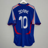 2006/07 FRANCE ZIDANE #10 HOME SHIRT (XXL) ADIDAS