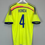 2014 JAPAN HONDA #4 AWAY SHIRT (L) ADIDAS