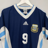 1998/99 ARGENTINA BATISTUTA #9 AWAY SHIRT (M) ADIDAS