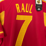 2004/06 SPAIN RAUL #7 *BNWT* HOME SHIRT (M) ADIDAS